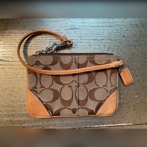 Authentic Coach Signature Print mini bag